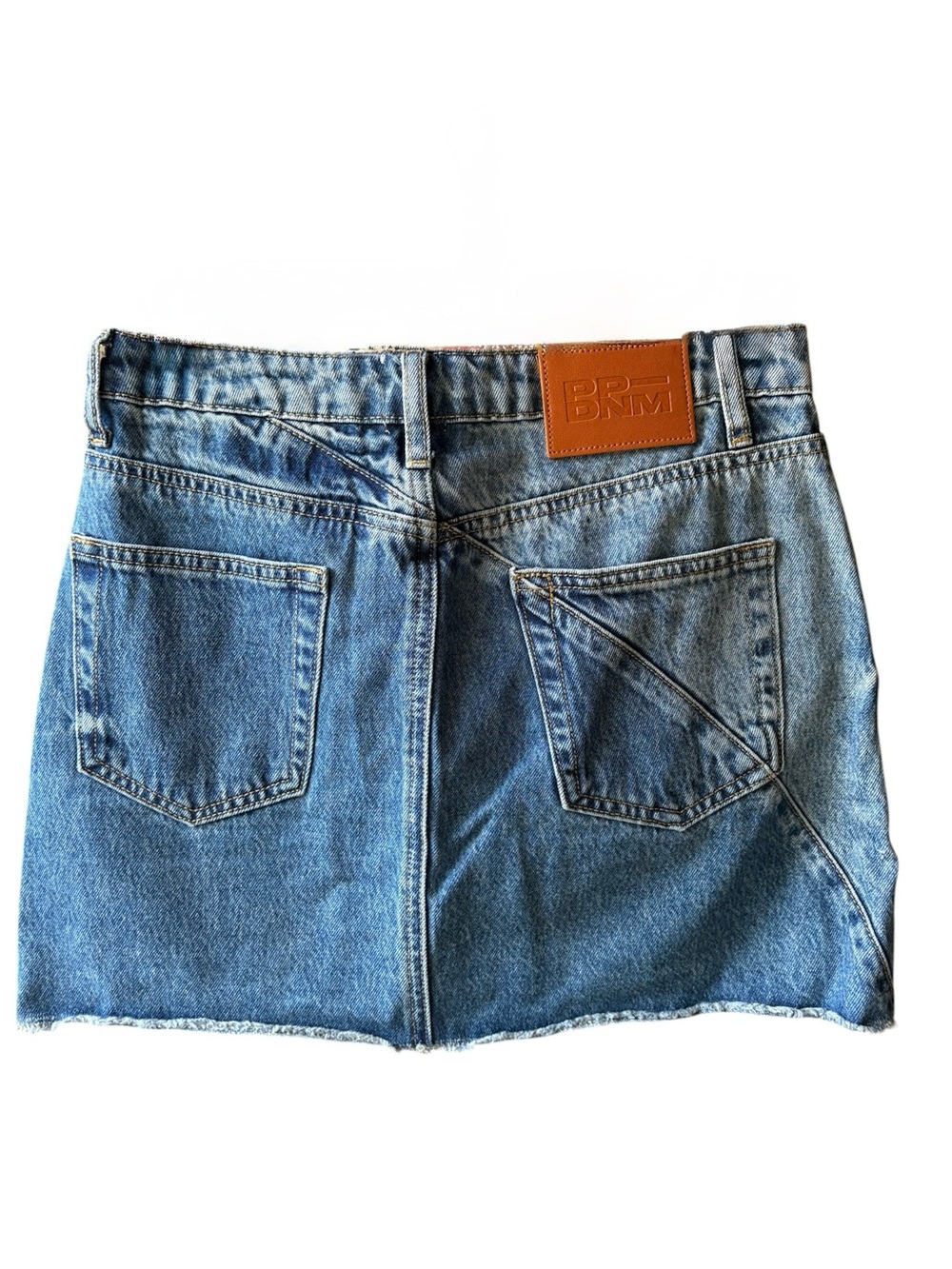 Princess Polly Jellicoe Spliced Multi Wash Denim Skirt - Picture 6 of 10